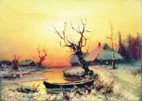 Winter In The Suburbs by Julius Klever