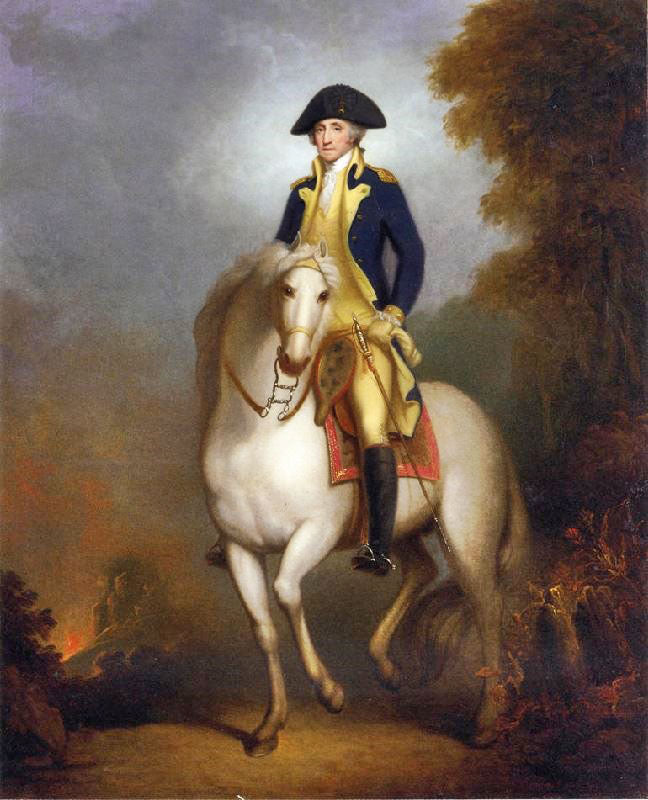 EQUESTRIAN PORTRAIT OF GEORGE WASHINGTON