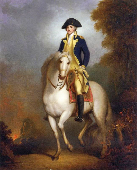 Equestrian Portrait Of George Washington by Rembrandt Peale