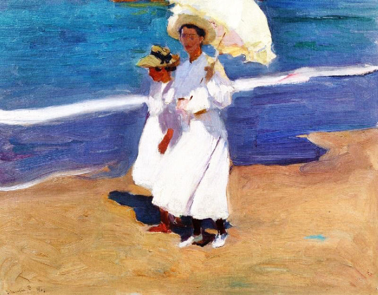 By The Seaside by Joaquin Sorolla y Bastida