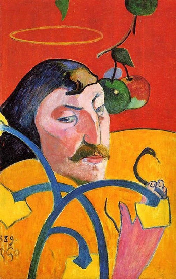 Caricature, Self Portrait by Paul Gauguin