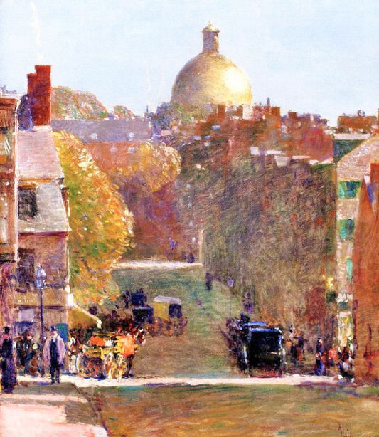 Mount Vernon Street, Boston, Looking Toward The State House by Childe Hassam