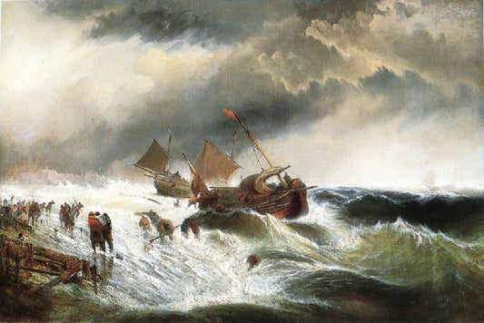 Shipwreck by Edward Moran