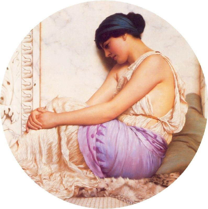 A Grecian Girl by John William Godward