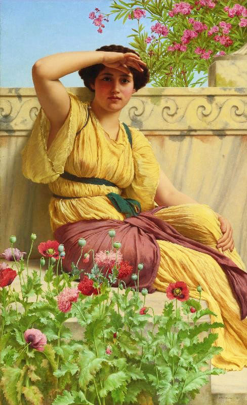 A Tryst by John William Godward