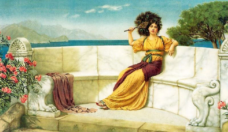 In The Prime Of The Summertime by John William Godward
