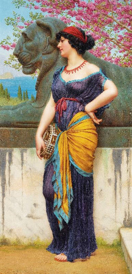 In The Grove Of The Temple Of Isis by John William Godward