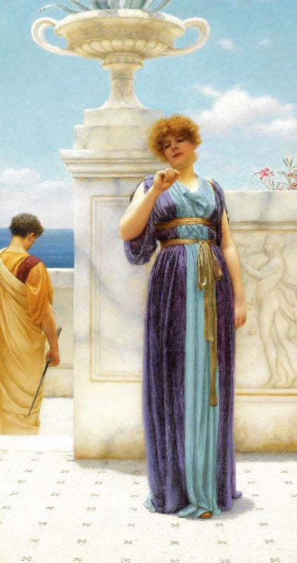 The Engagement Ring by John William Godward