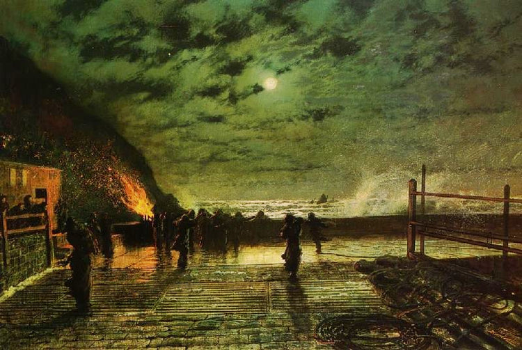 In Peril by John Atkinson Grimshaw