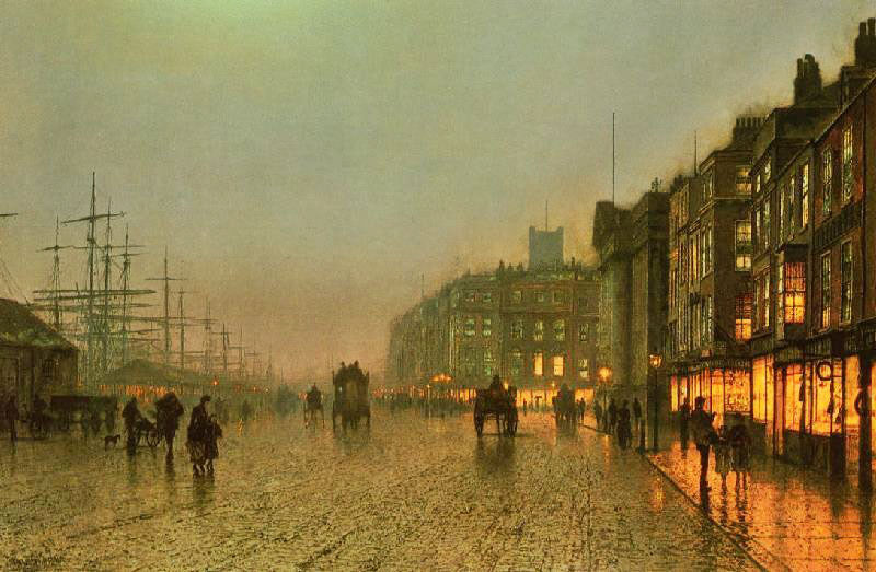 Liverpool From Wapping by John Atkinson Grimshaw