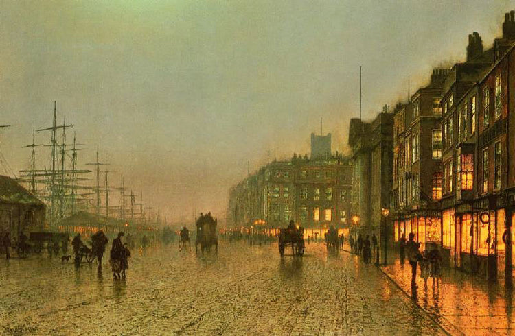 Liverpool From Wapping by John Atkinson Grimshaw