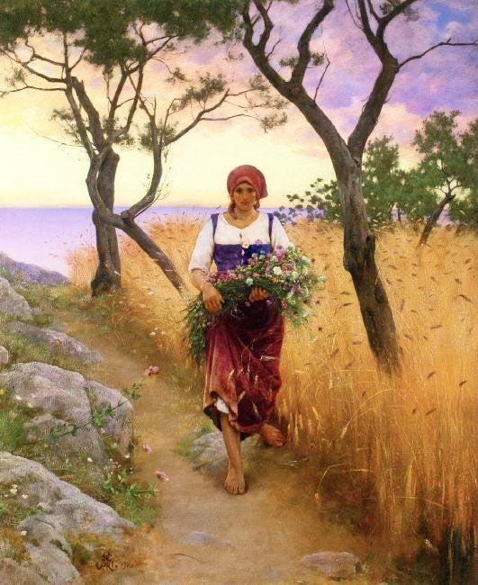 Summer Flowers, Anacapri by Charles Caryl Coleman
