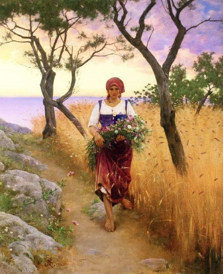 Summer Flowers, Anacapri by Charles Caryl Coleman