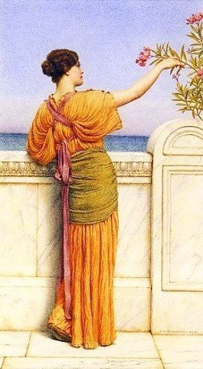 A Choice Blossom by John William Godward