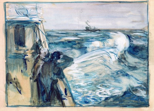 Marine Sketch by Edward Potthast