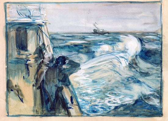 Marine Sketch by Edward Potthast