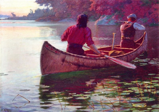 Hunting By Canoe by Edward Potthast