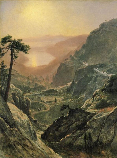 View Of Donner Lake, California 1872 by Albert Bierstadt
