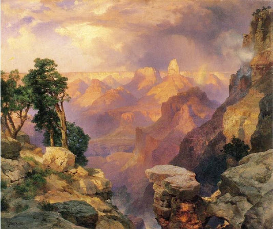 Grand Canyon With Rainbows by Thomas Moran