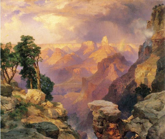 Grand Canyon With Rainbows by Thomas Moran