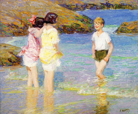 Children Wading by Edward Potthast