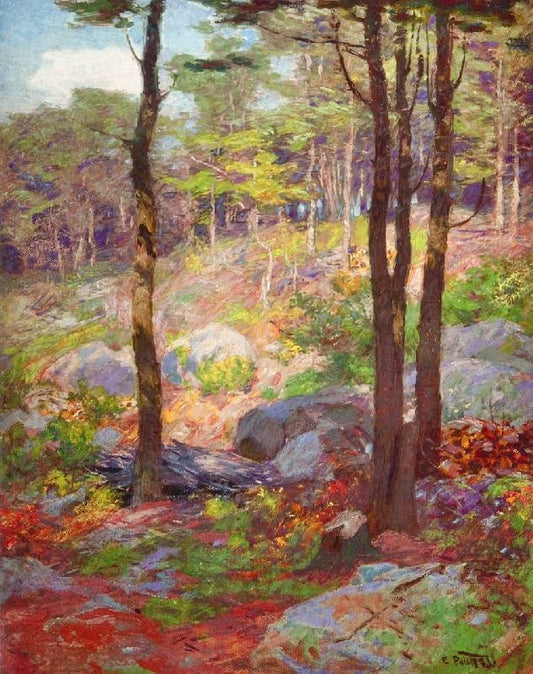 Edge Of The Wood, Maine by Edward Potthast