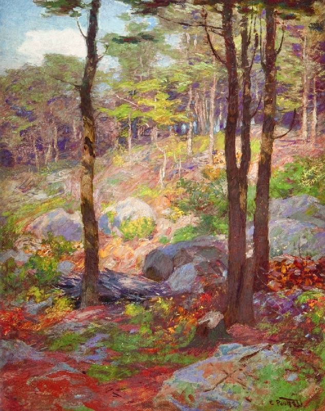 Edge Of The Wood, Maine by Edward Potthast
