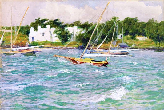 Windy Day, Bermuda Bay by Edward Potthast
