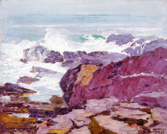 A Rugged Coast by Edward Potthast