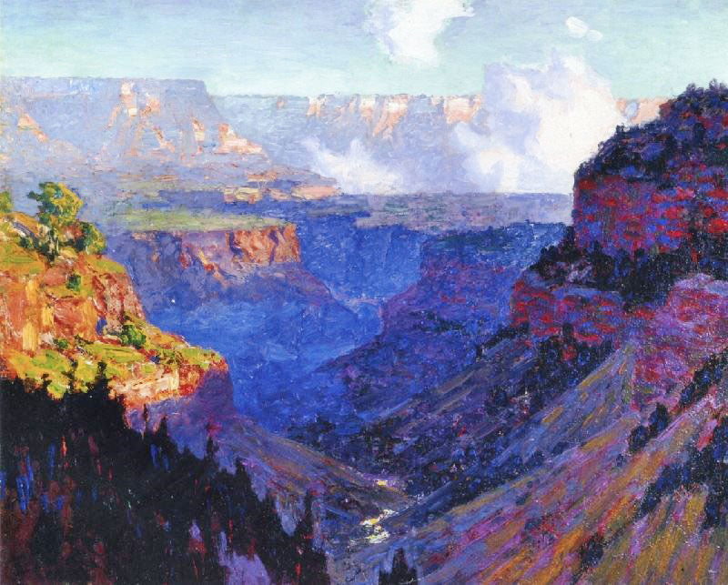 Looking Across The Grand Canyon by Edward Potthast
