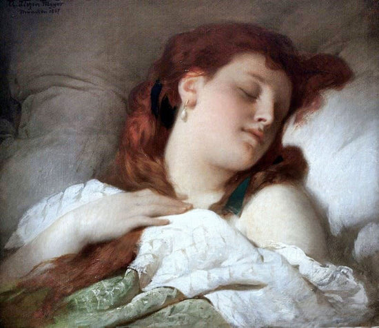 Woman Sleeping by Sándor Liezen-Mayer