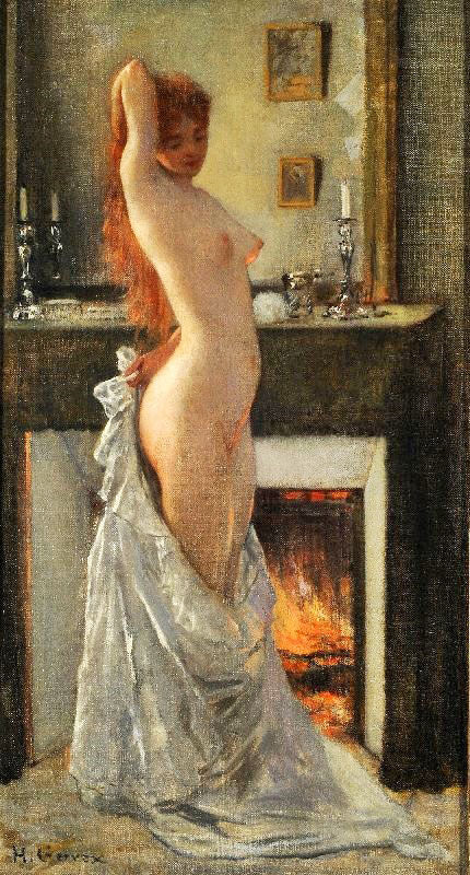 Parisian Woman At Her Toilet by Henri Gervex