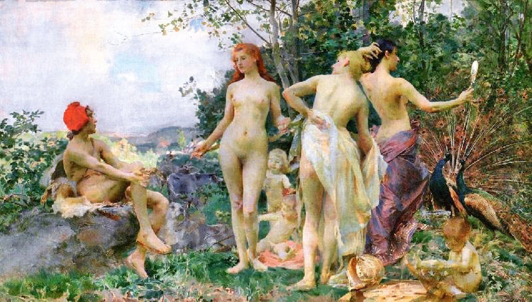 Study For The Judgement Of Paris by Vojtěch Hynais