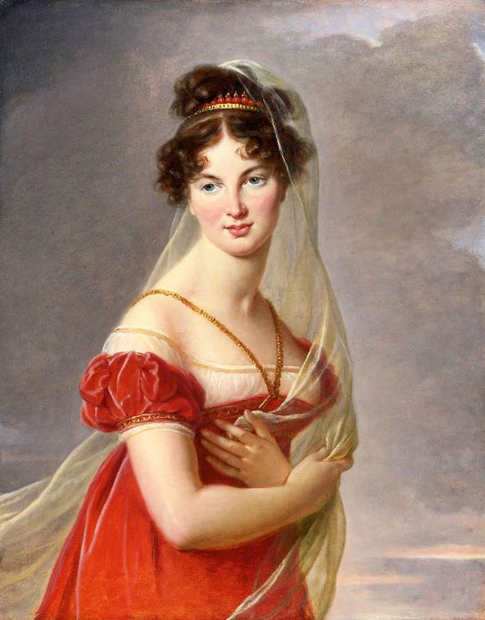 Portrait Of Aglaé Angélique Gabrielle De Gramont by Élisabeth Vigée-Lebrun