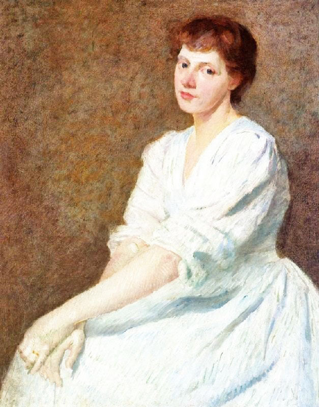Portrait Of Anna by Julian Alden Weir