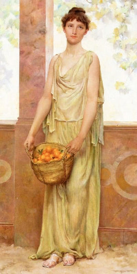 Basket Of Oranges by Will Hicok Low