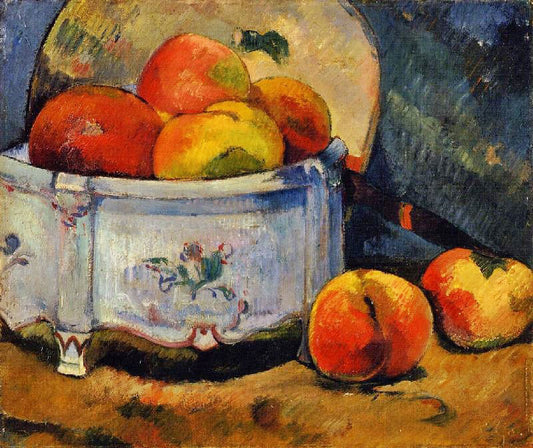 Still Life With Peaches by Paul Gauguin