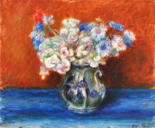 Flowers In A Sugar Bowl by William James Glackens