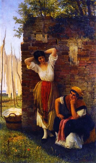 A Moment Of Rest by Eugene de Blaas