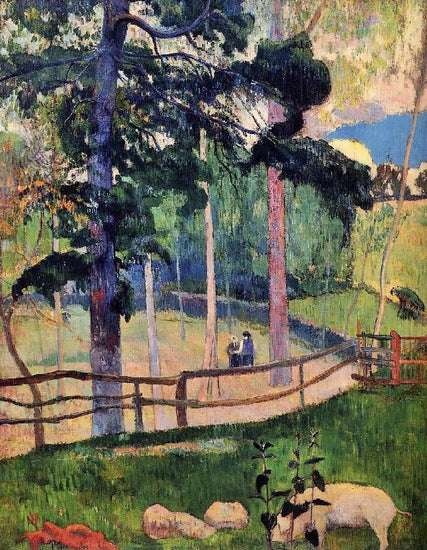 Nostalgic Promenade by Paul Gauguin
