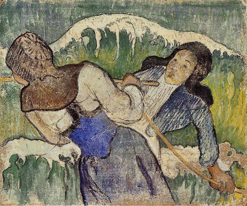 Kelp Gatherers by Paul Gauguin