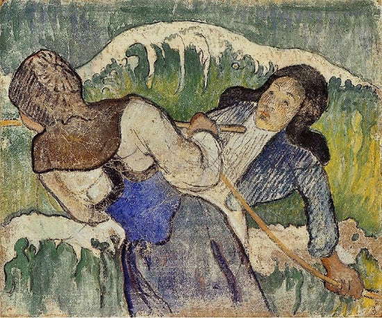 Kelp Gatherers by Paul Gauguin