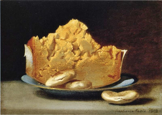 Cheese And Three Crakers by Raphaelle Peale
