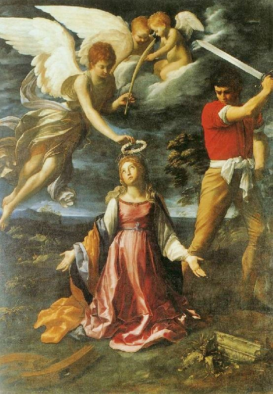 The Martyrdom Of St. Catherine Of Alexandria by Guido Reni