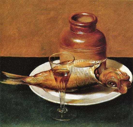 Still Life With Jug And Fish by Raphaelle Peale