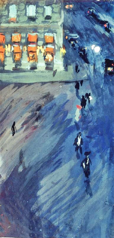Plaza Hotel, New York by Joaquin Sorolla y Bastida