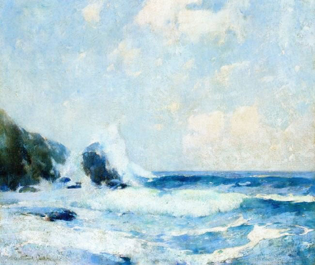 Full Tide Coast Of Maine by Emil Carlsen