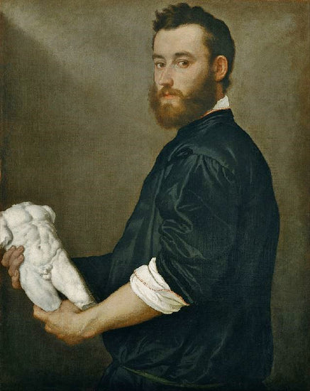 The Sculptor Alessandro Vittoria by Giovanni Battista Moroni