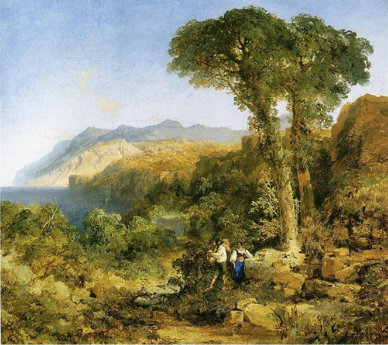 Amalfi Coast by Thomas Moran