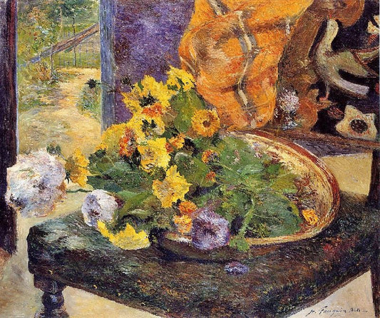 The Makings Of A Bouquet by Paul Gauguin